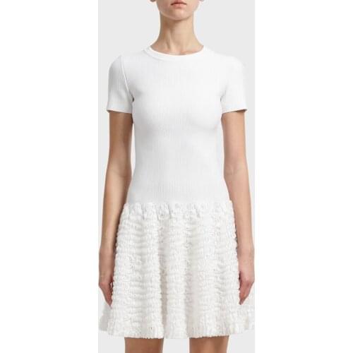 2020 Sexy Summer White Bandadge Dress Women Short Sleeve Female Dress Casual Office Ladies Celebrity Evening Party Dresses