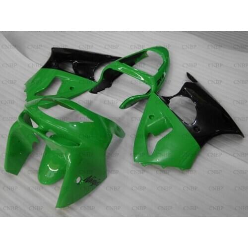 Zx6r 1998 - 1999 Fairing Ninja Zx-6r 98 Full Body Kits 636 Zx-6r 1998 Green Black Fairing Kits