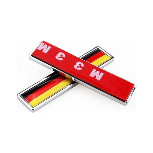 1Pair Germany Flag Auto Emblem Badge Fairing Metal Decals Stickers Car Styling Motorcycle Accessories