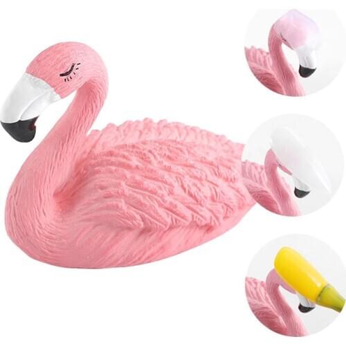 1Pc Base Removable Holder Nail Tips Holder Stand Cute Bird Nail Practice Display For DIY idea nail Art Decorations Nail Tools