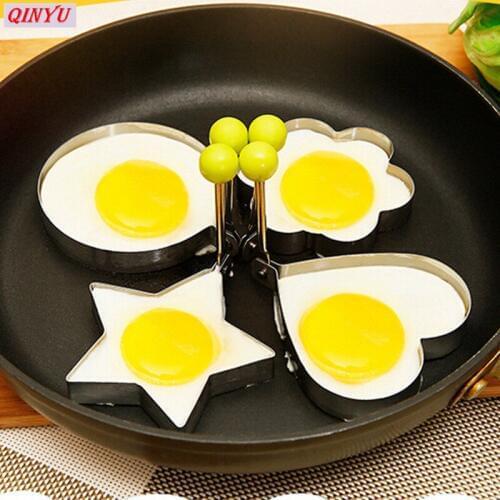 1Pcs/set Thickening Stainless Steel Fried Egg Shaper Pancake Mould Mold Kitchen Fashion Cooking Tools 5ZSH755