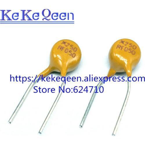 10PCS/LOT Self Recovery Fuse PPTC TRF250-050 X250RF050 250V0.05A 50MA