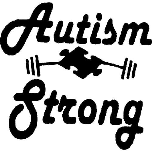 16*15.5cm New Style Hot AUTISM STRONG vinyl decal sticker Creative Stickers Car Accessories Car Styling Decal Jdm