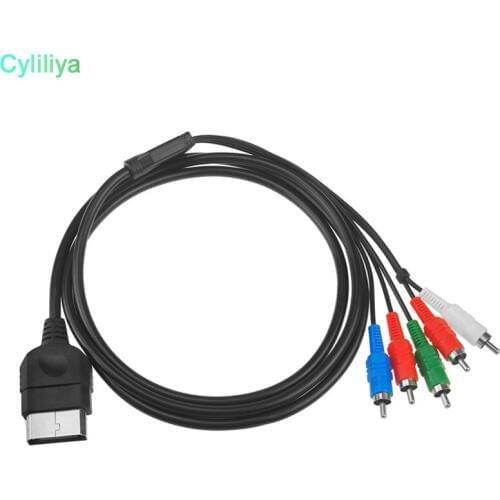200pcs HD Component AV Audio Video Cable Cord High Definition Hookup Connection for Microsoft For XBOX Generation