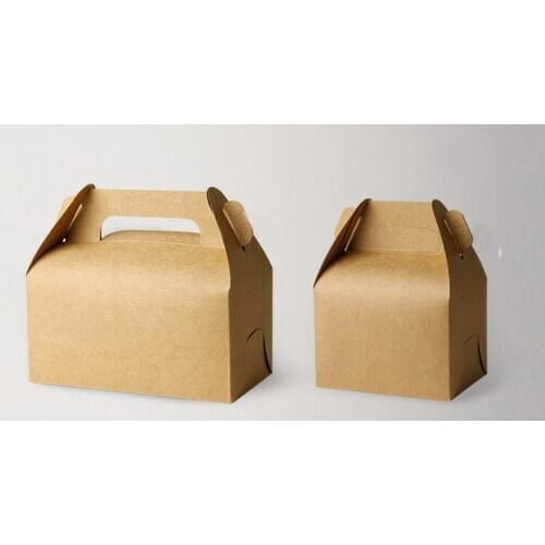 30pcs 16.2x9x8cm Kraft Mousse Hand Cake Box Paper Box Gift Packaging Boxes Christmas Gift Bags And Boxes For Wedding Jewelry