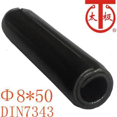 8*50) DIN7343 / ISO8750 Spiral spring pin ( Coiled pin ) 50 pieces/lot