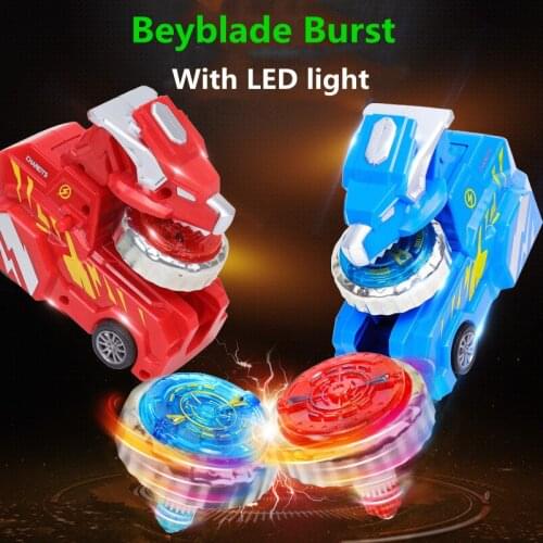 Beyblade Burst Sparking 1pcs War Chariot 2pcs Beyblade With LED Light Launcher Vs. Toy Gyro Gun Gifts For Children