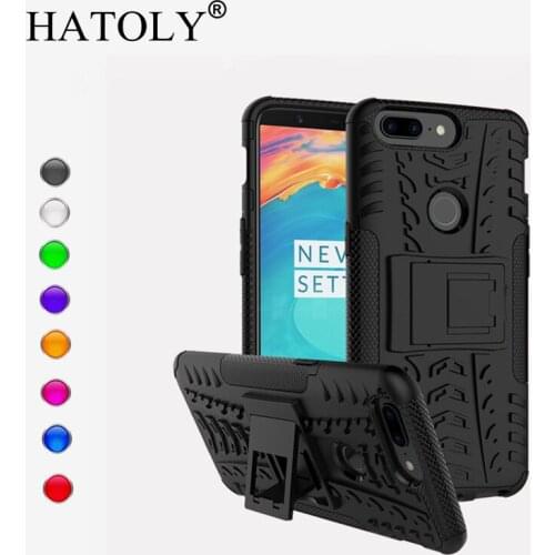 Case For Oneplus 5T One Plus 5t 1+5t Back Case Cover Plastic+Silicone Hard Shockproof Case For Oneplus 5t A5010 HATOLY