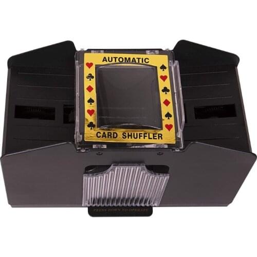 Battery-Operated Electric Poker Card Shuffler Equipment for Blackjack Card Game Q6PD