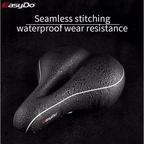 ETOOK Bicycle Saddle Gel Most Comfortable Bike Seat Memory Foam Waterproof Universal Fit, Shock Absorbing Fits for Women and Men