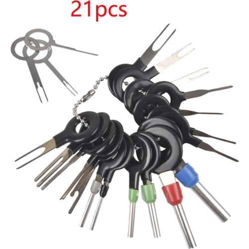Wire Terminal Removal Tool Stainless Steel Harness Connection Picking Tool Car Electrical Wiring Crimp Connector Pin Extractor K