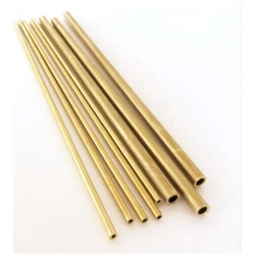 100/200/300mm long 42mm Outer diameter Brass tube Hollow Round pipe Straight tubes H62 1-2mm Wall thickness
