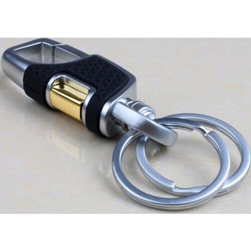 Metal Car Key Ring Belt Clip Keychain Buckle Keyring Key Chain For Men Women Decoration Key Holder Auto Accessories