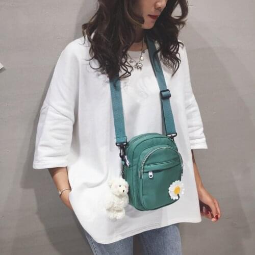 Bag With Short Handle Oxford Cloth Sweet Cute Wind Bag Small Daisy Bag Mini All-match Shoulder Messenger Womens Bag