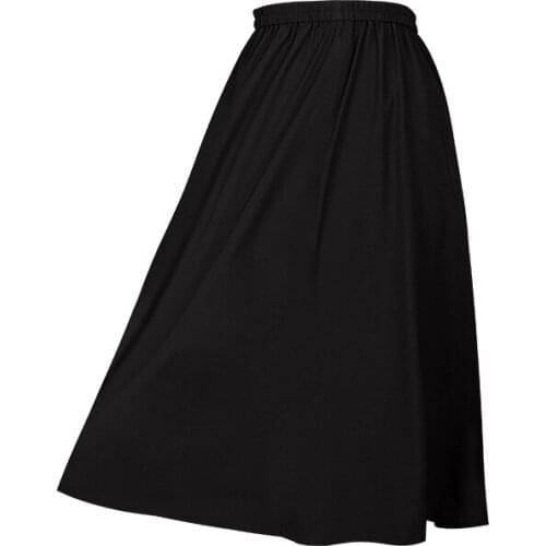 New Female Hanfu Dress UnderSkirt White/Black Base Skirt Chinese Improved Hanfu Accessories Ancient Dynasty Inner Skirt DQL5604