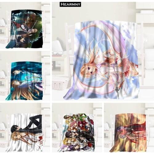 New Arrival Sword Art Online Blankets 3D Printing Soft Blanket Throw On Home/Sofa/Bedding Portable Adult Travel Cover Blanket