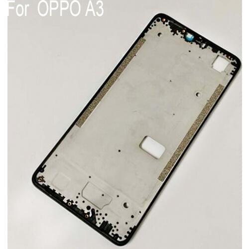 Original LCD Holder Screen Front Frame For OPPO A3 Housing Case Middle Frame No Power Volume Buttons For OPPO A 3 Repair Parts
