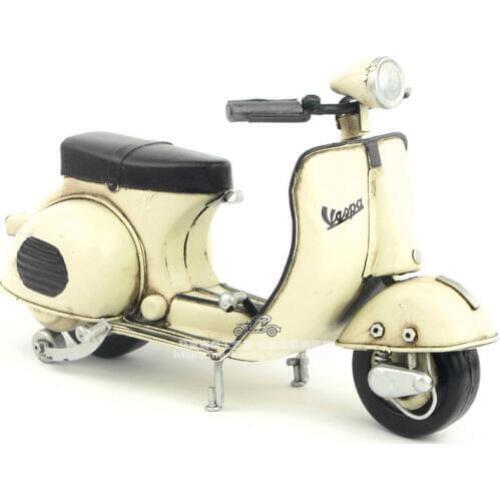 Handmade Metal Crafts Vintage Retro Modelcar oldcar Vespa Model Classic Cars Decoration