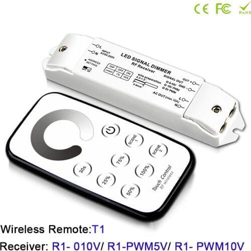 BC T1+R1 constant current Color Temperature led Controller+wireless RF remote DC12V-48V 350MA/700MA PWM led dimmer for led light