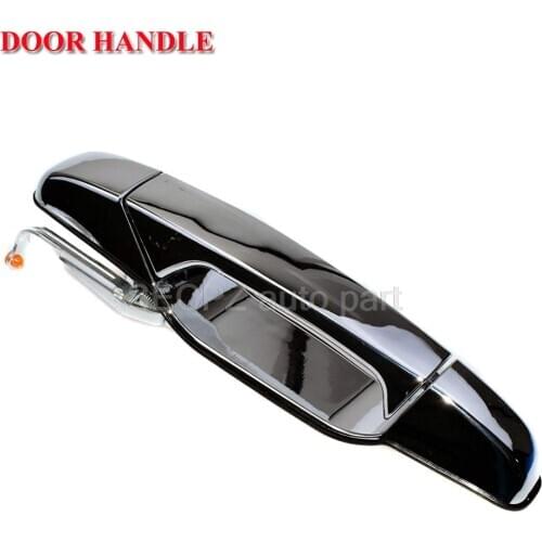 Rear Outer Door Handle Driver Left Side for 07-13 Chevy Silverado GM1520130 15915657 15868466 15915659 22738725 25960521