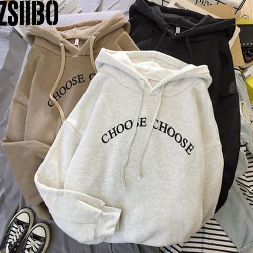2019 new women hoodie spring and autumn thin section loose lazy wind student super fire jacket sweatshirt hoody clothes top