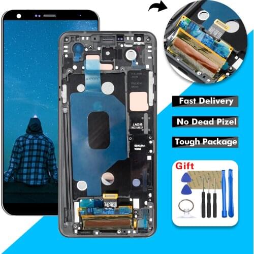 AAA 6.2" LCD Display For LG Q Stylo 4 Stylo4 Q710 Q710MS Q710CS LCD Display Touch Screen Digitizer Glass Assembly + Frame