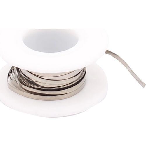 2Metesrs/6.6ft Length Nichrome Heahter Wire 0.2mm Thickness 2mm Wide Wires & Cable Assemblies for Heating Elements