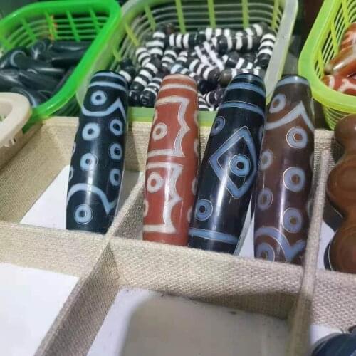 1pcs/lot Chinese folk natural ancient traditional handicrafts gold silk dzi agate large beads Precious rare ancient Ornaments