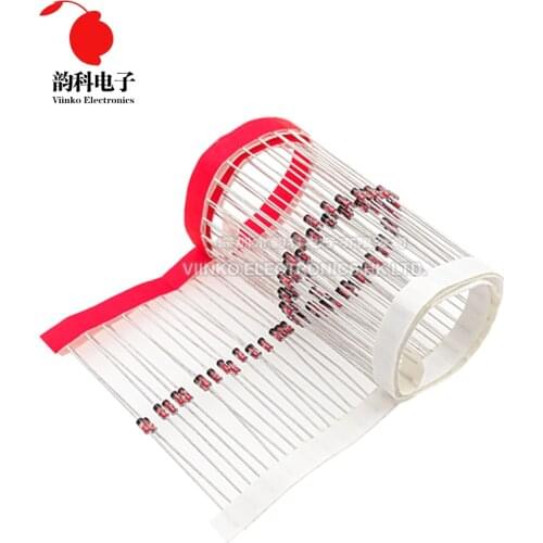 100PCS 1N60 DO-7 1N60P DO-35 Schottky Germanium Diode TV Radio FM Detection