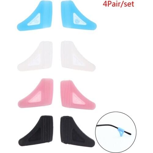 4Pair Anti Slip Ear Hook Eyeglasses Holder Grip Temple Tip Holder For Sunglasses Reading Glasses Eyewear Accessaries