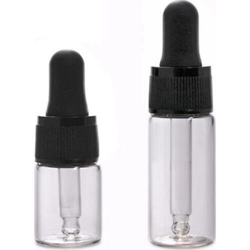 5ml 10ml Mini Clear Glass Dropper Bottle, 10cc Transparent PIpette Dropper Vial,Sample Container F20172211