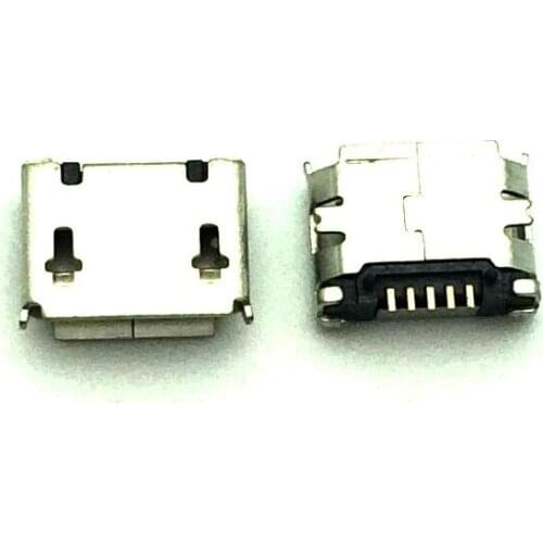 50Pcs/Lot Micro USB Female Socket 5pin SMD Short Needle Copper Shell Data Port Charging Port MK5P Mini Usb Connector