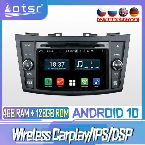 Android 10 PX6 128G For Suzuki Swift 2011 - 2012 DVD GPS Navigation Auto Radio Stereo Video Multimedia Player HeadUnit 2din