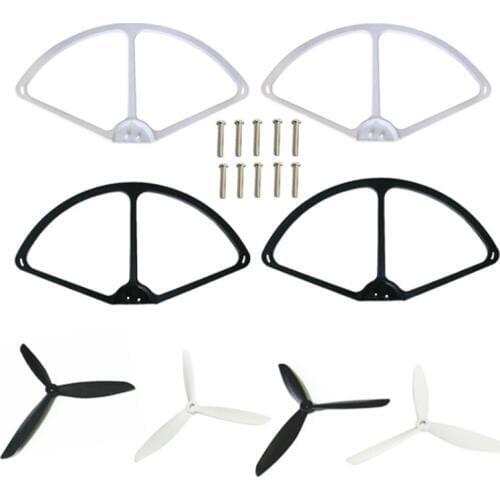 Cheerson CX20 CX-20 CX 20 black and white four-axis aircraft propeller blades and upgrade protective sleeve protective ring