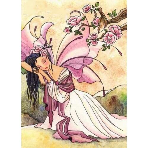 Dream of the Songflower Fairy Cross Stitch Kits Top Quality Embroidery Sewing kit Needlework DIY 14CT Unprinted Decor Handmade