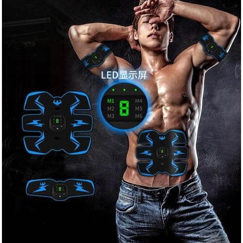 EMS Wireless Muscle Stimulator ABS Abdominal Muscle Trainer Toner Body Fitness Hip Trainer Shaping Patch Sliming Trainer Unisex
