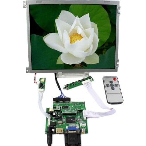HD MI VGA 2AV LCD Controller Board AA104VH01 640x480 31pins CMOS Connector Backlight WLED 10.4inch LCD Screen