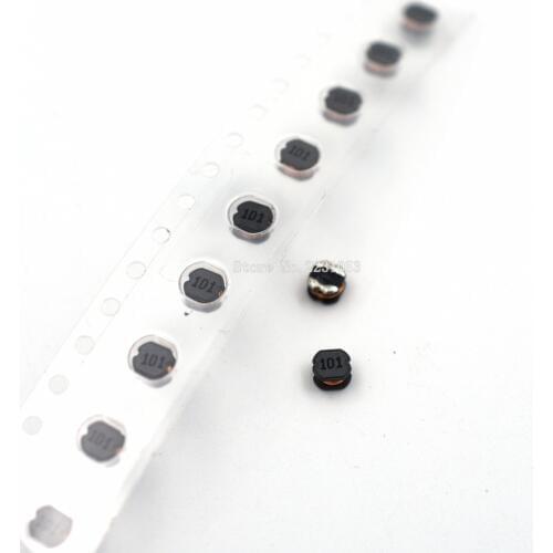 10PCS/LOT SMD Power Inductor CD32 100uH 100UH 101 SMD Inductance 3.5*3.0*2.0mm