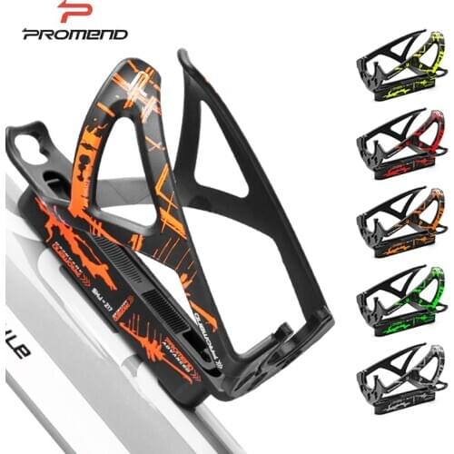 PROMEND MTB Bike Bottle Cage Road Bicycle Drink Water Bottle Rack Holder Folding Cycling Water Bottle Holder Bike Accessories
