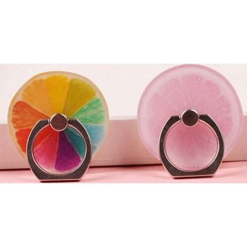 360 Degre Finger Ring For IPhone X 8 7 Plus Xiaomi HTC Universal Fruit Phone Holder Clasp Mount Grip Stand Socket