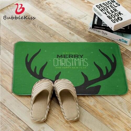 Bubble Kiss Home Door Mat Nordic Style Cartoon Pattern Creative Mat Double Layer Cotton Non-Slip Door Mat For Home Decoration