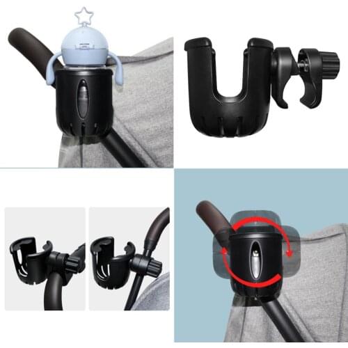 Kid Baby Stroller Pram Black Drink Bottle Hanging Cup Holder