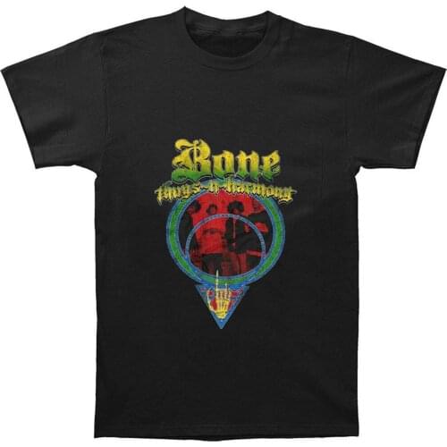 BONE THUGS N HARMONY Invoke Eliminate Supress Man T-Shirt Black