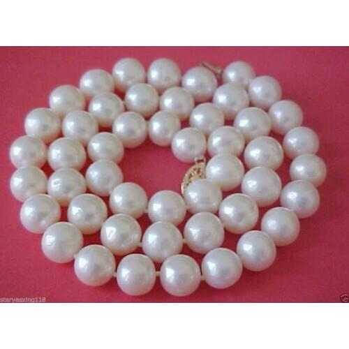 AA++ 10-11mm white South Sea pearl necklace 18"