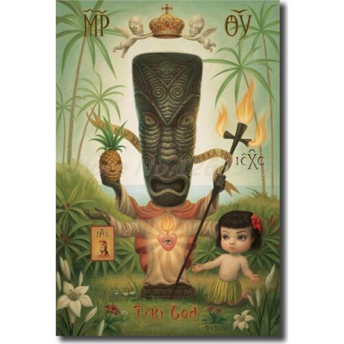 Full Diamond Painting Tiki God By Mark Ryden DIY 5D Cross Stitch Diamond Embroidery rhinestones Diamond Mosaic Room Decor WG1498