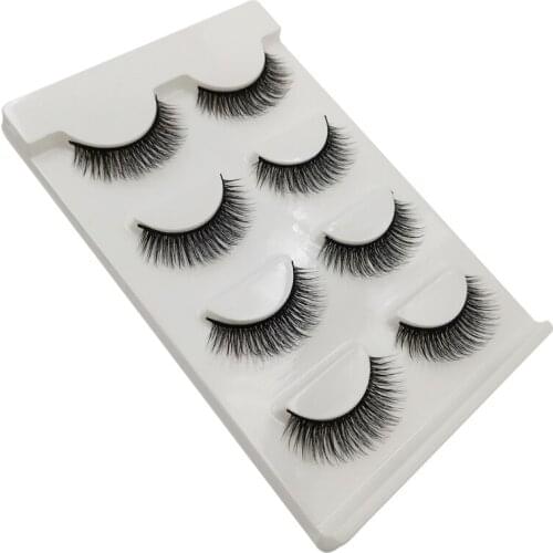 YSDO makeup eyelashes 3/4 Pairs 3d mink lashes false eyelash extension soft volume lashes natural long mink eyelashes faux Clis