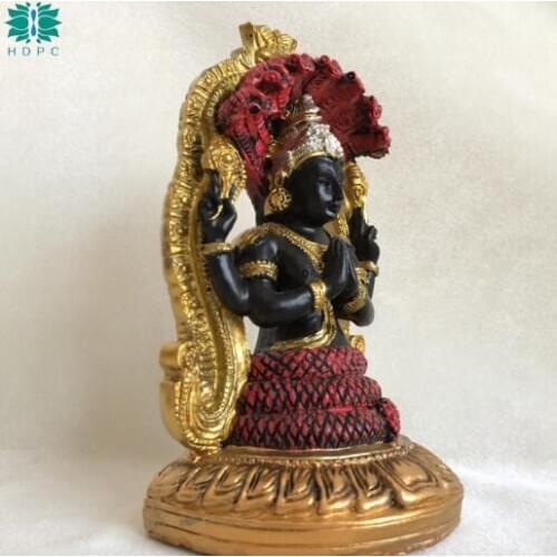 Handmade Painted Indian God Shiva Statue Creative Resin Crafts Tourism Souvenir Gifts Collection Home Decoration