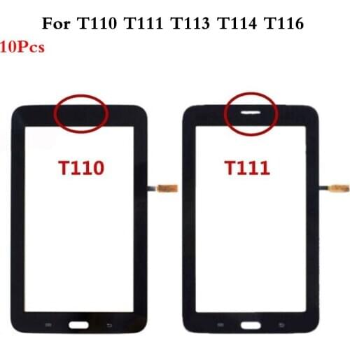 10Pcs/lot Touch Screen For Samsung Galaxy Tab 3 Lite 7.0 SM-T110 T111 T113 T114 T116 Touch Sensor Glass Lens Digitizer Panel