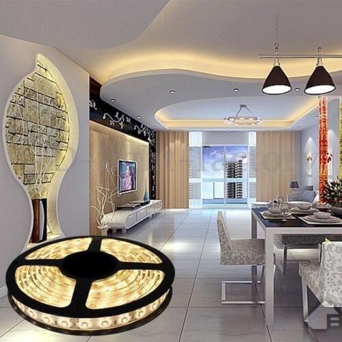 LED Strip lamp 12V 10M SMD 3528 600Leds Flexible Warm White LED Strip Light Waterproof