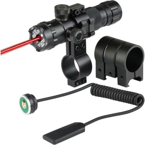 Tactical Green/Red Laser Sight Scope 532nM 5nw Tail Switch Airsoft Laser Hunting Riflescope Sight for Pistol Rifle Free Mount